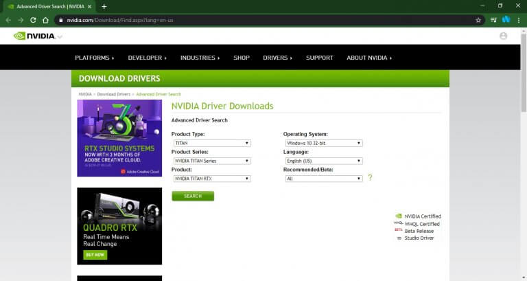 nvidia control download