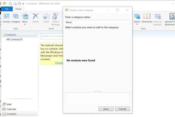send multiple emails in Windows Live Mail client