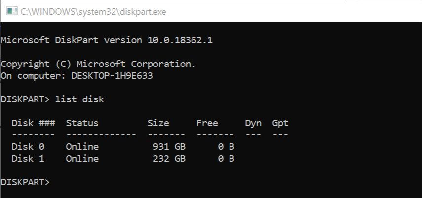 Unable to install Windows on dynamic disk partition