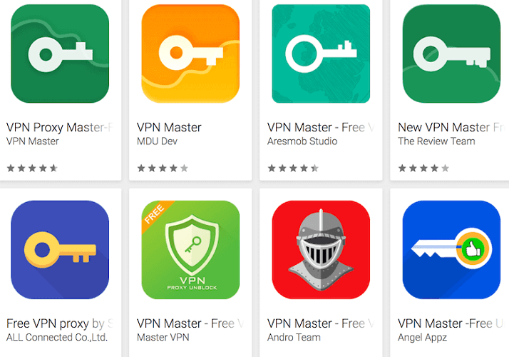 VPN apps tinder error 5000