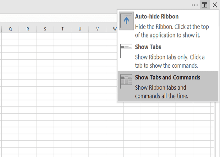 excel for mac file opens without ribbon