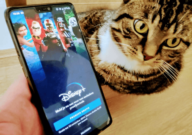 screen mirror Disney Plus app