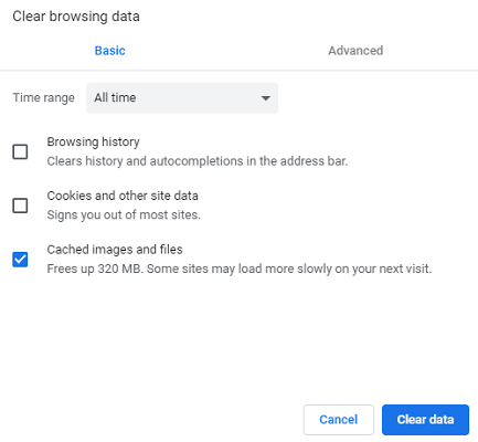 Clear browsing data options your session has expired. please refresh the page and try again reddit
