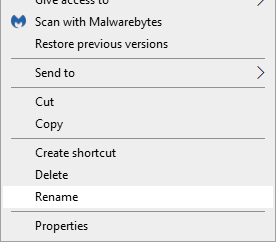 Rename option excel file could not be accessed when saving