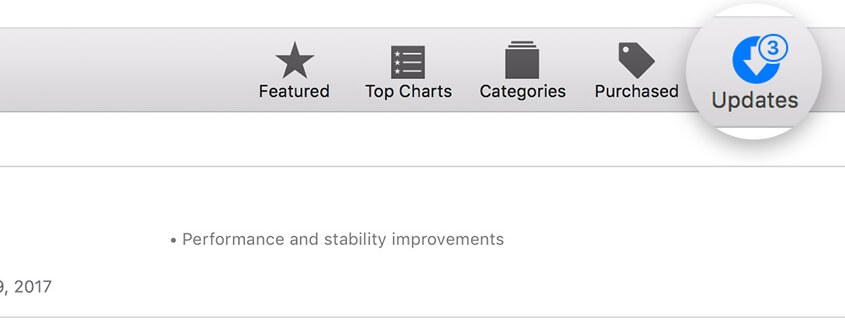 updates tab apple music doesn't work on macbook