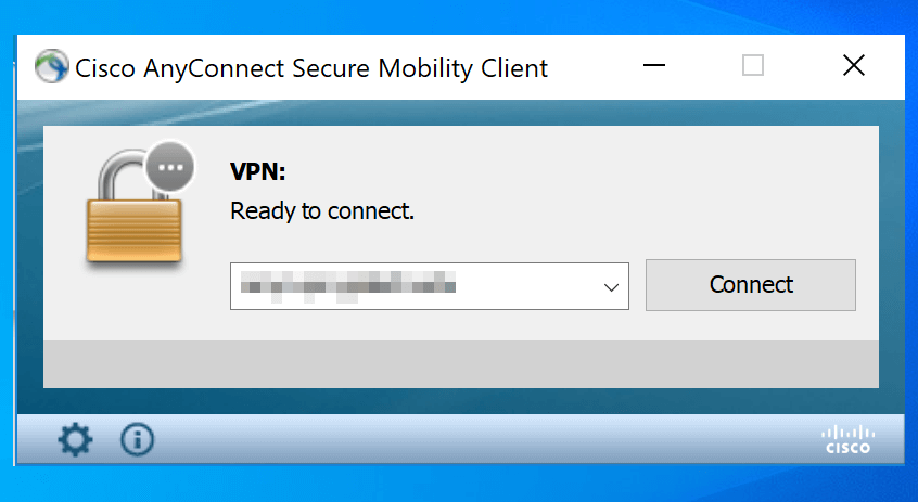 cisco vpn anyconnect windows