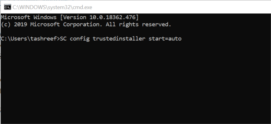 Error de actualización de Windows C80003F3