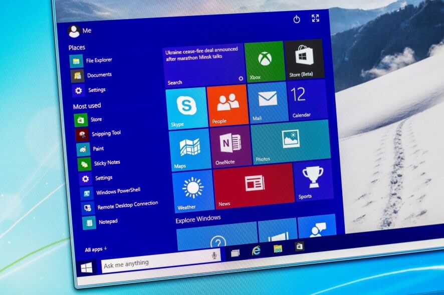 Add the Run command to Start menu in Windows 10