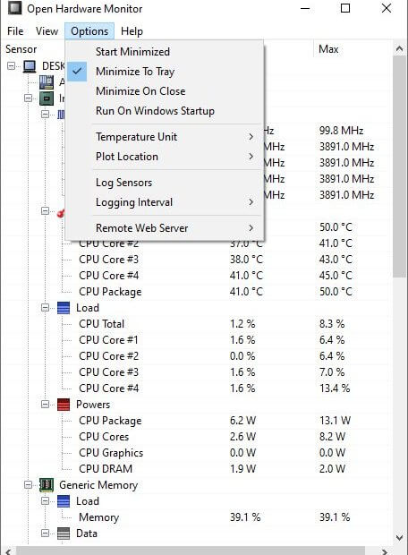 core temp monitor windows 10