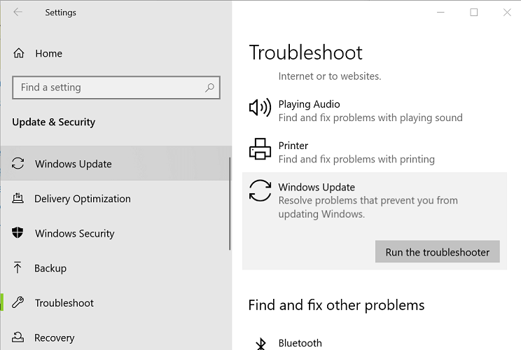 Windows update error 0xc8000247