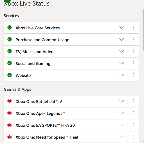 Xbox One error 0x87de2712