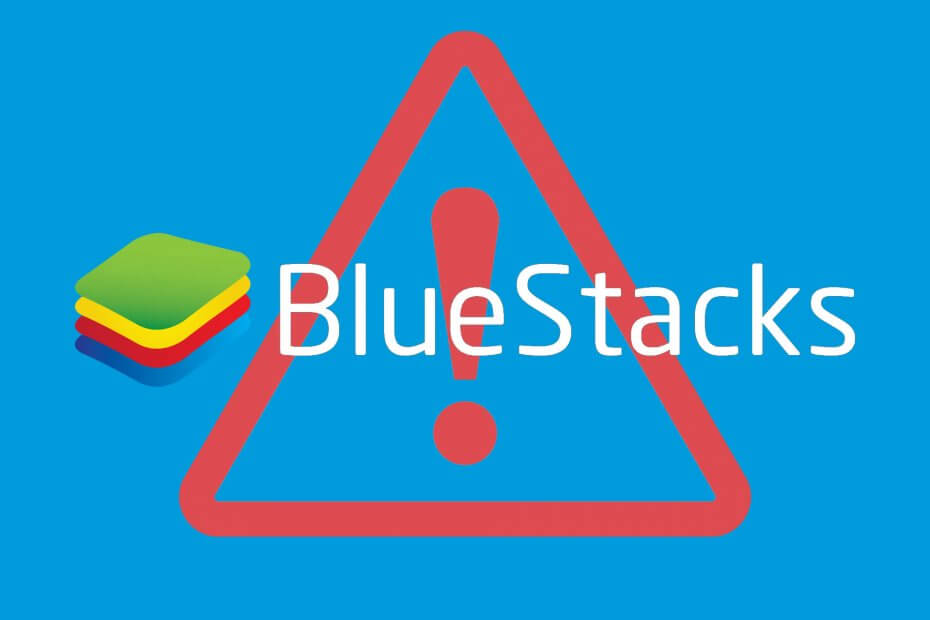 bluestacks update failure