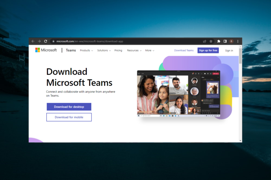 microsoft teams windows download