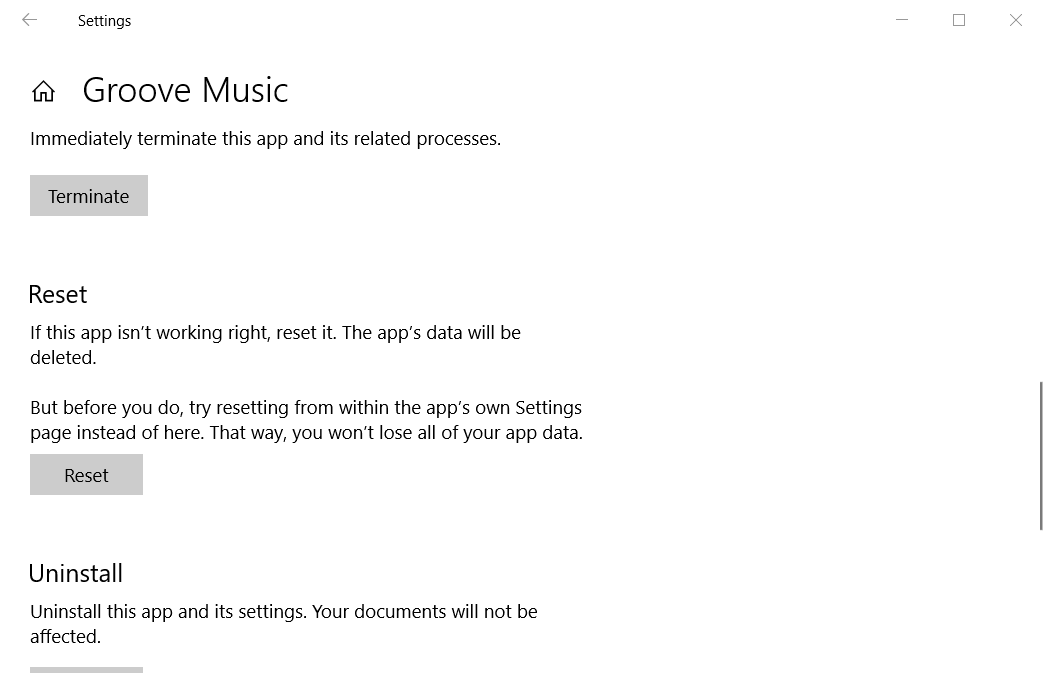 Groove Music app 0x887c0032: Can’t Play (0x887c0032) Error When Playing Video and Audio Content