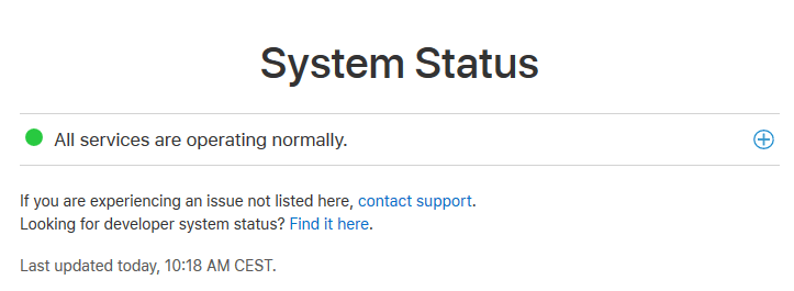 system status facetime macbook could not sign in