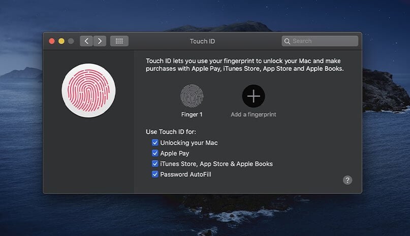 touch ID macbook touch id not working