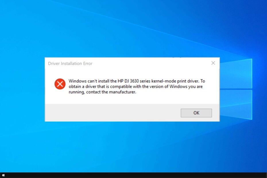 Windows Cannot Install Kernel Mode Print Driver [Fix]