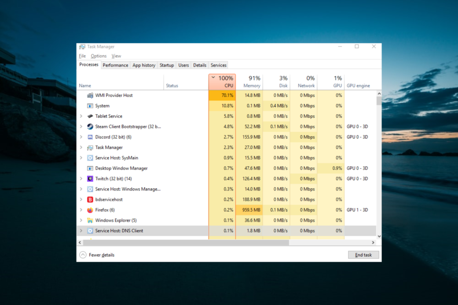 Fix: WMI Provider Host High CPU Usage on Windows 10