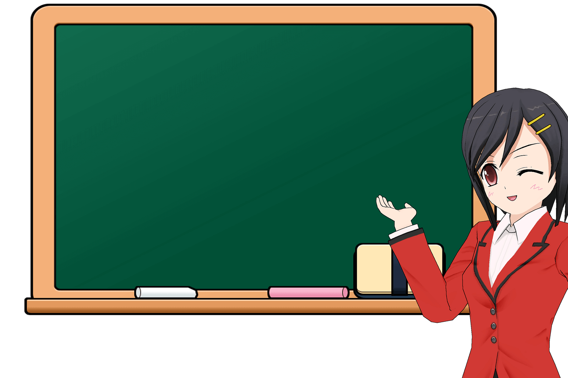 Учительница у доски