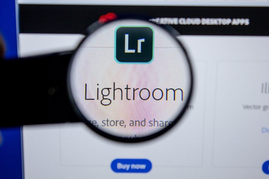 Logo of Adobe Lightroom