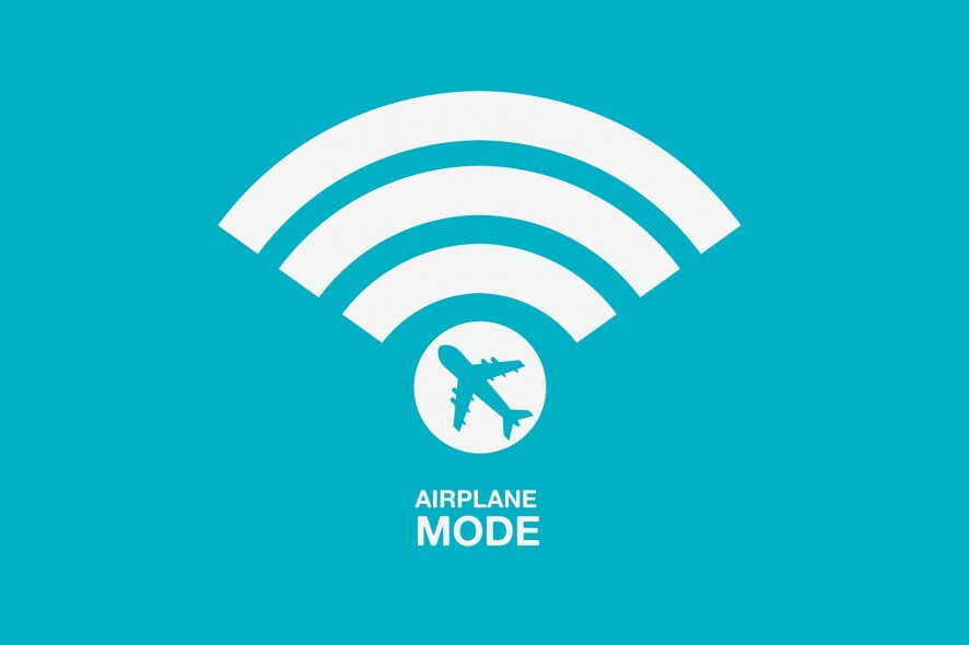 windows 10 airplane mode missing