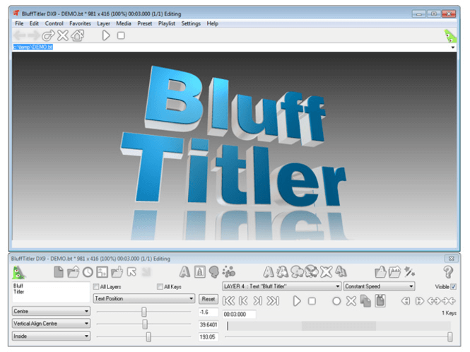 give a try to BluffTitler