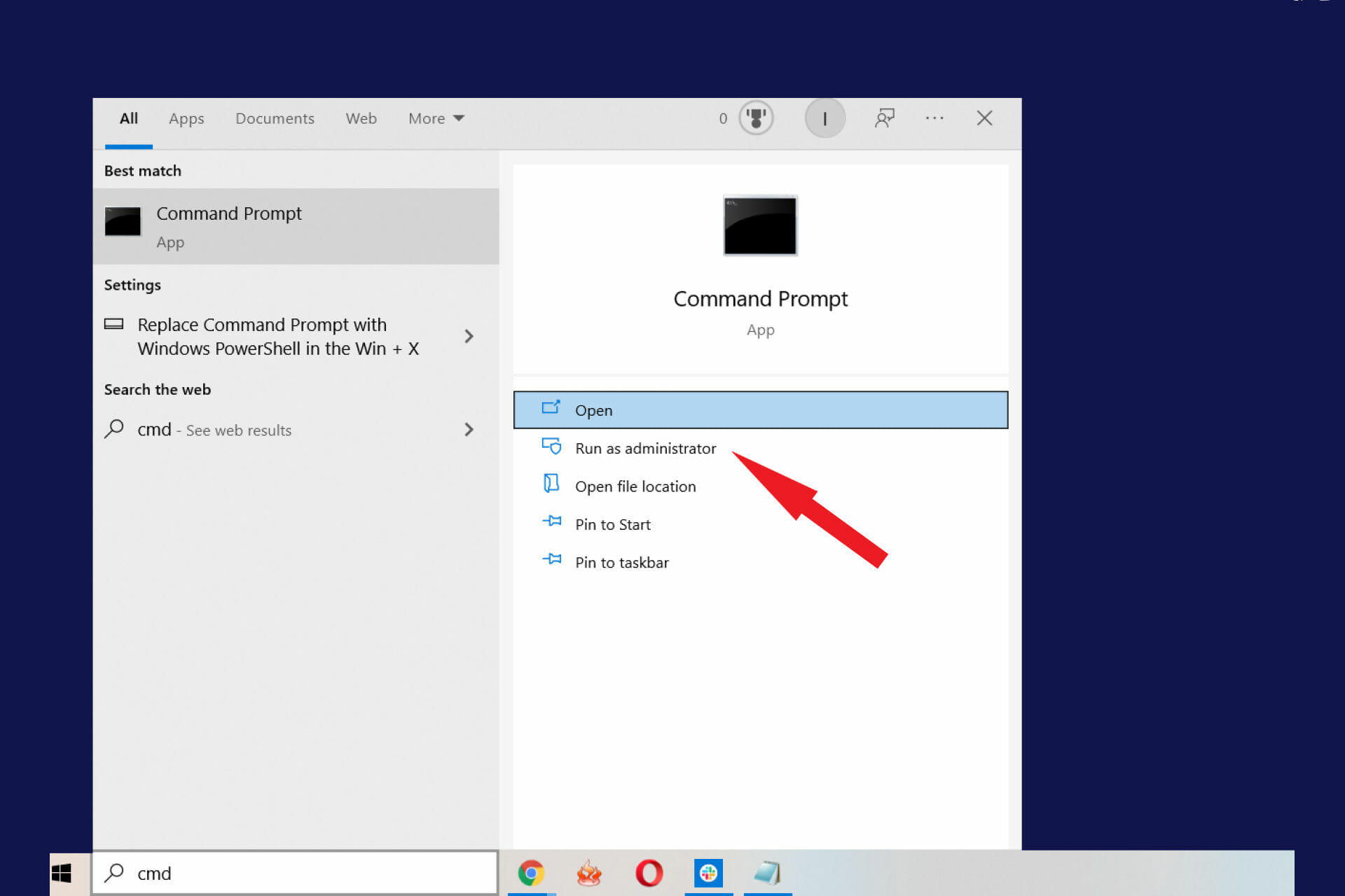 how to add more space on laptop using command prompt