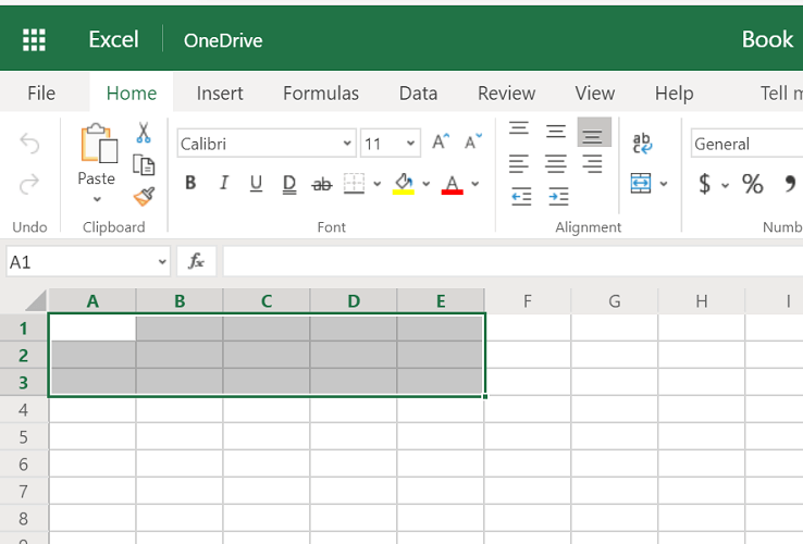 retrieving data wait a few seconds and try to cut or copy again