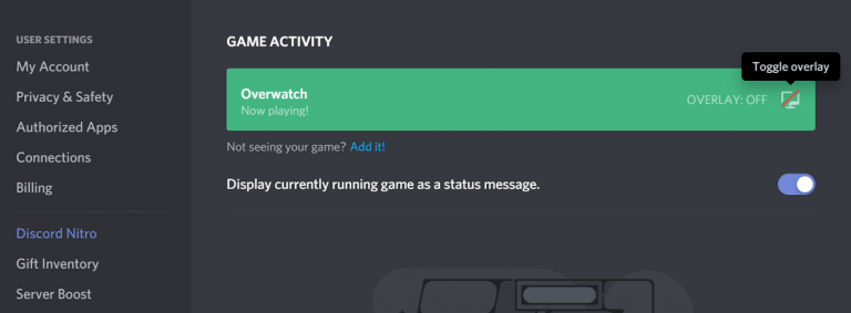 How to disable Discord overlay