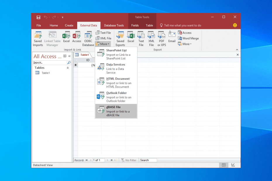 ms access runtime 2013 with back end