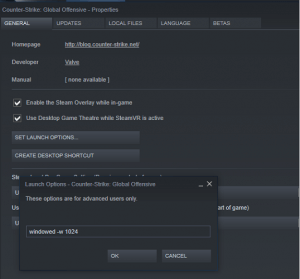 How to launch Steam games in windowed mode