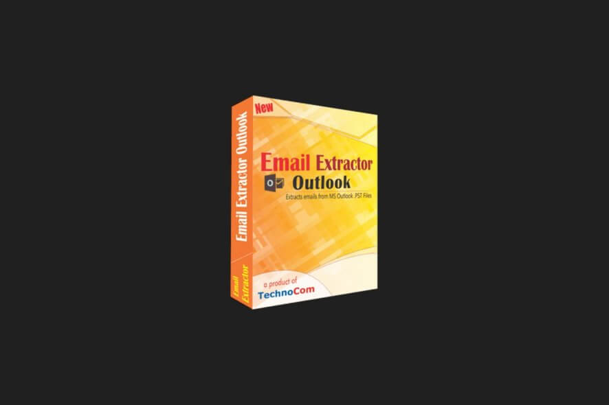Technocom Email Extractor Outlook software