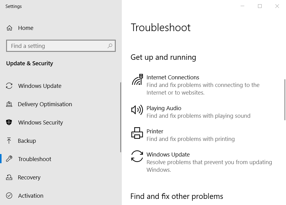 Troubleshoot tab the wizard could not start microphone windows 10
