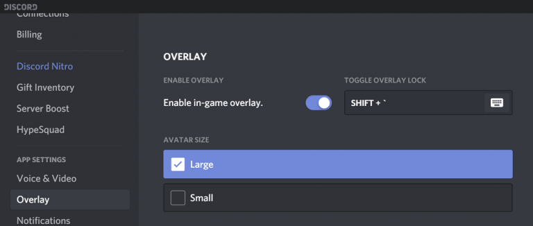 How to disable Discord overlay