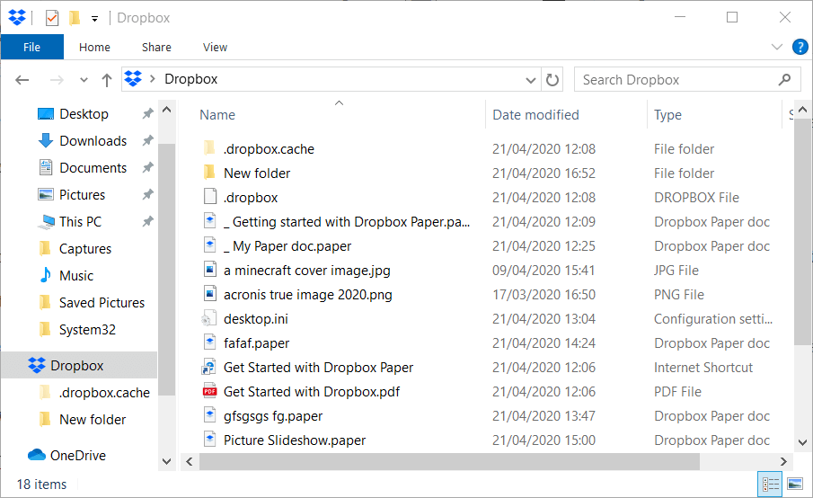 Dropbox folder add dropbox to file explorer