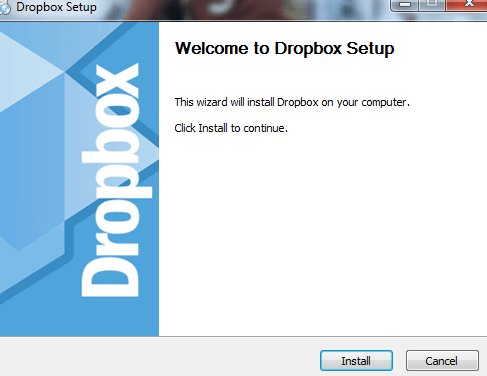 dropbox install