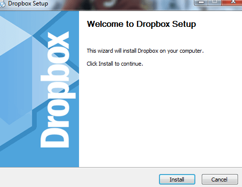 how to open dropbox link