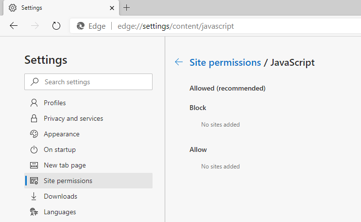 enable javascript microsoft edge How to enable javascript in my browser