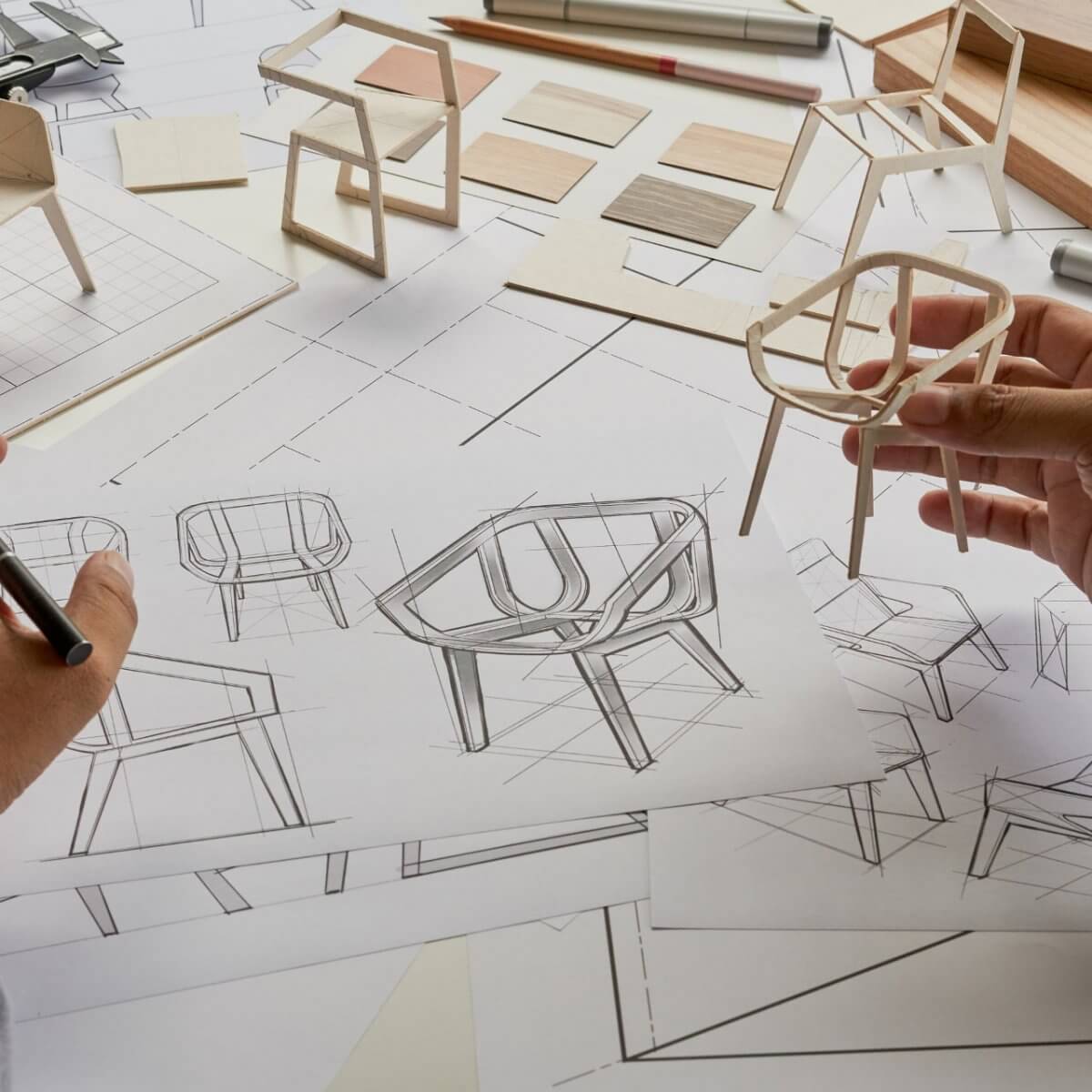 ArtStation - Quick digital furniture sketches by Anastasia Chaplenko