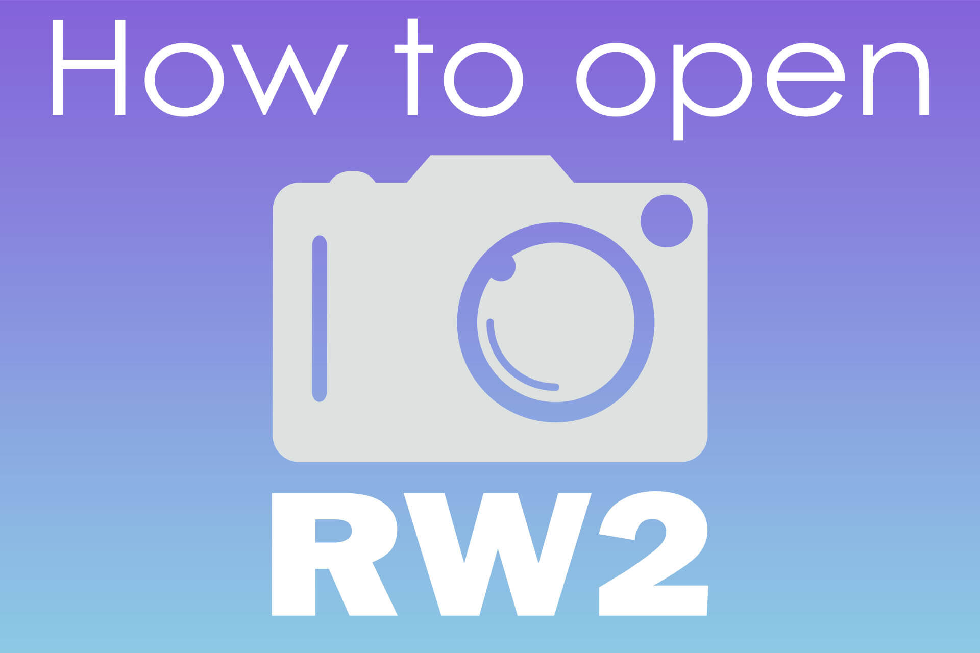 open rw2 file in windows