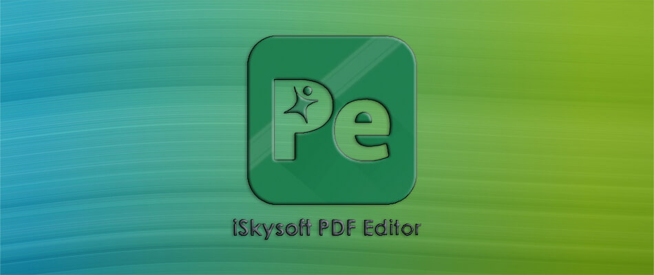 get iSkysoft PDF Editor