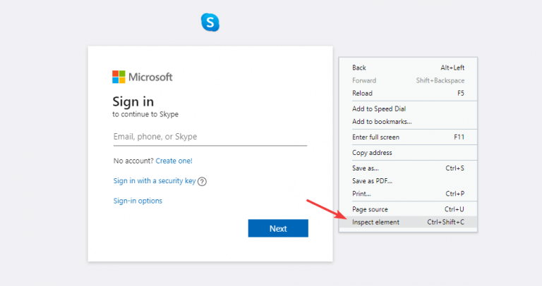 use skype in browser
