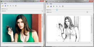 convert pictures into pencil sketch software