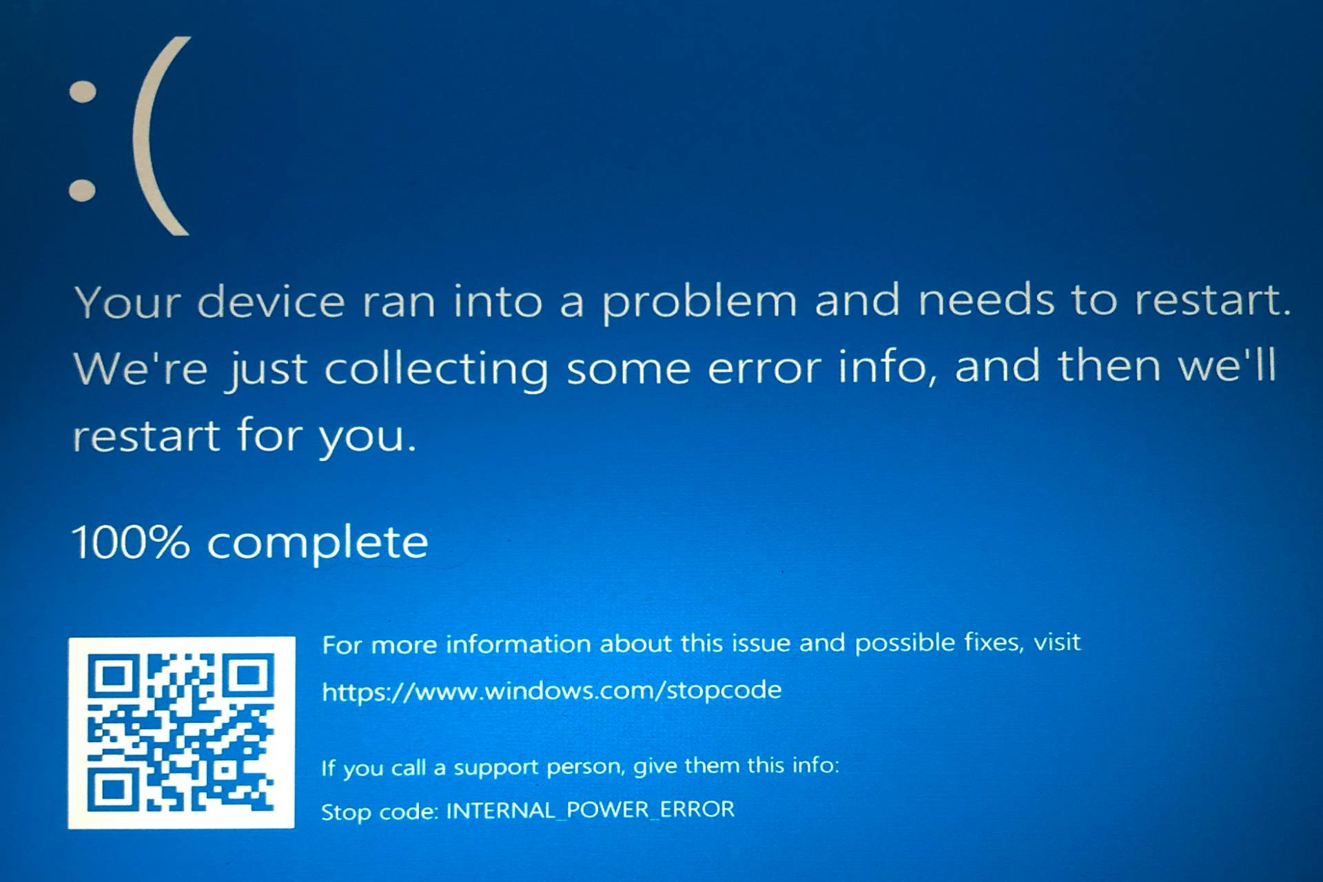 rdp internal error windows 10