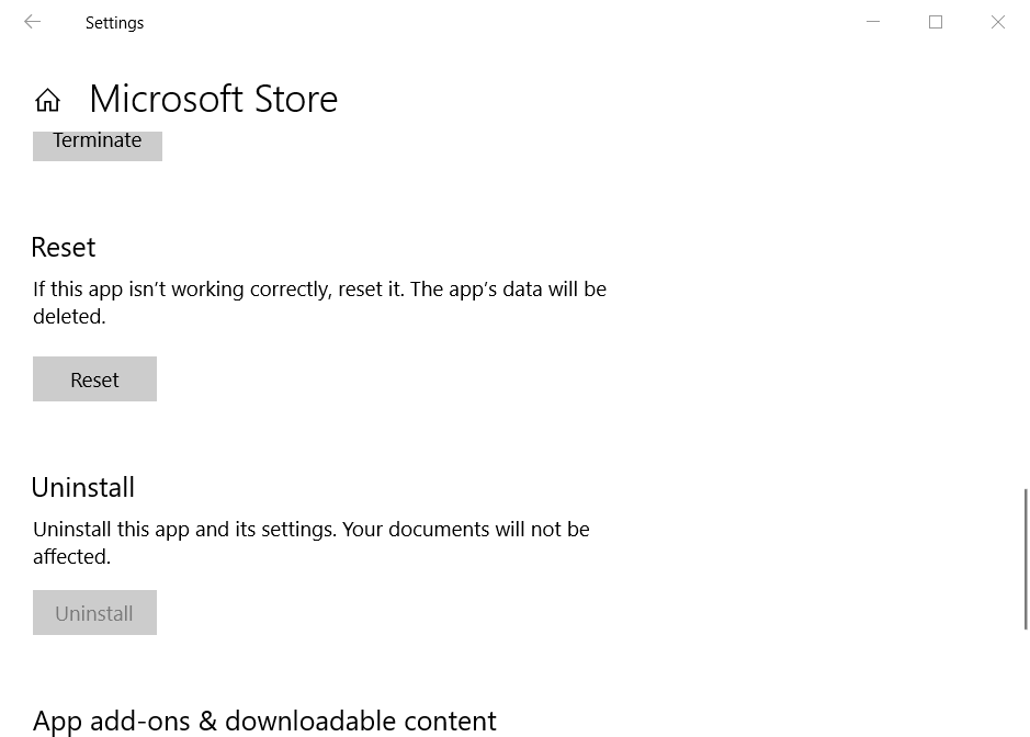 MS Store app update minecraft windows 10