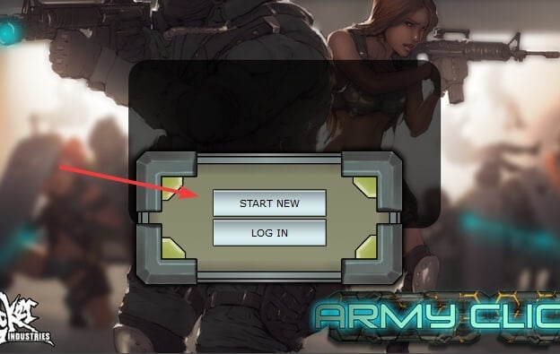 army clicker browser clicker & idle games