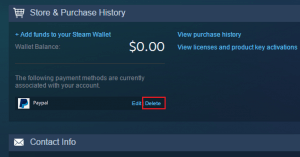 How to fix PayPal payment failing on Steam