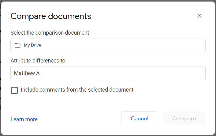 Compare documents dropbox conflicted copy