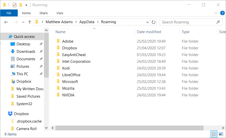 Roaming folder update minecraft windows 10