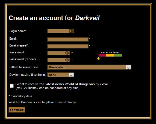 create account world of dungeons dungeons and dragons browser game